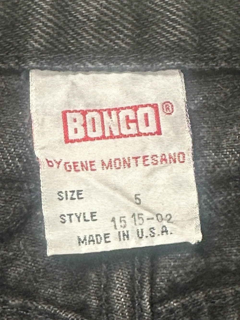Vintage 80's Bongo High Rise Cut Off Black Denim Jean Shorts 5